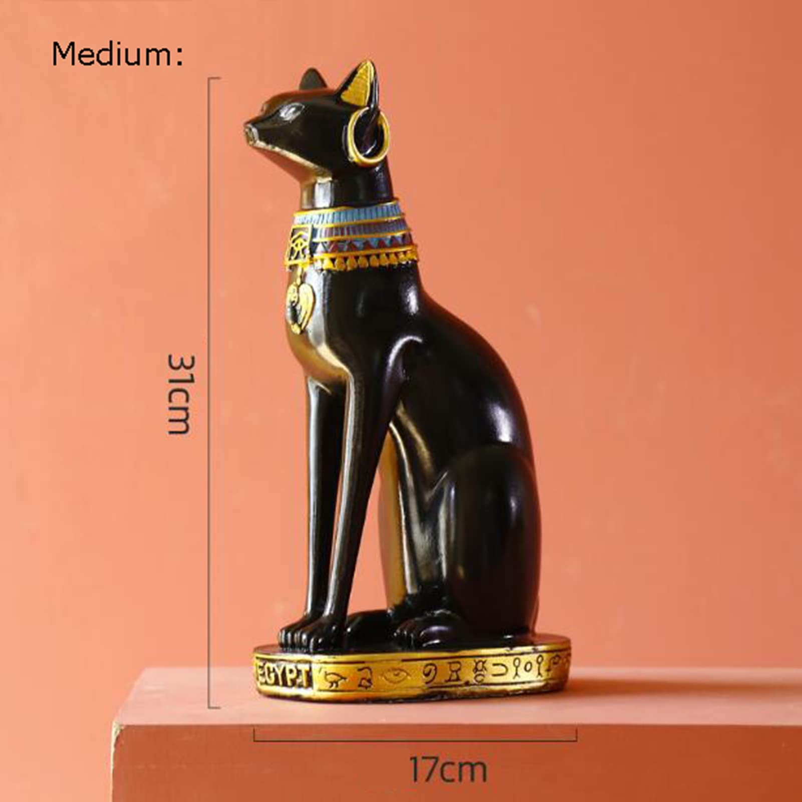 アート 猫【エジプト購入品】猫の置物 Amazon.co.jp: 古代エジプトエジプト猫の置物、女神バスト猫ファラオの